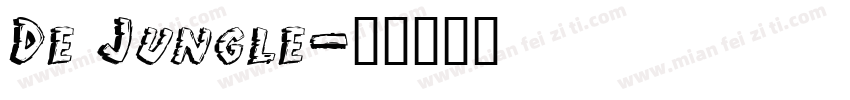 De Jungle字体转换